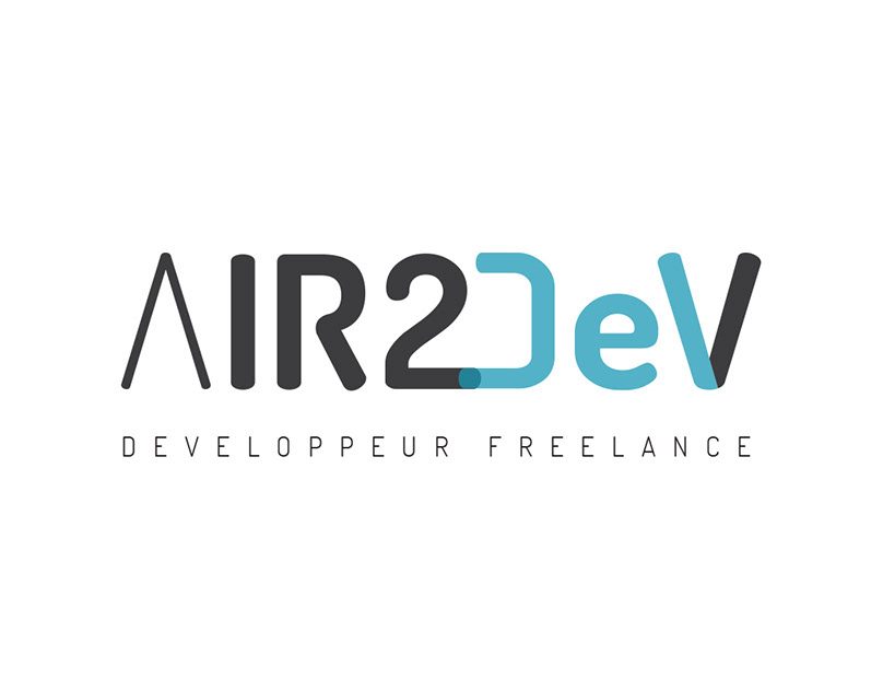 Air2Dev logo identity